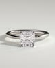 Emmy - 4 Claw Asscher Solitaire - 18k White Gold