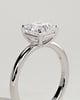 Emmy - 4 Claw Asscher Solitaire - 18k White Gold