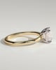 Emmy - 4 Claw Asscher Solitaire - 18k Yellow Gold / 18k White Gold