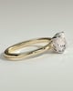 Emmy - 4 Claw Asscher Solitaire - 18k Yellow Gold / 18k White Gold