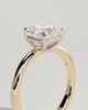 Emmy - 4 Claw Asscher Solitaire - 18k Yellow Gold / 18k White Gold