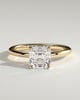 Emmy - 4 Claw Asscher Solitaire - 18k Yellow Gold
