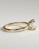 Emmy - 4 Claw Asscher Solitaire - 18k Yellow Gold