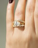 Erin - Bezel Oval East-West Solitaire Lifestyle Image