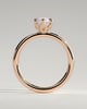 Eve - 6 Claw Marquise Solitaire - 18k Rose Gold