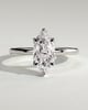 Eve - 6 Claw Marquise Solitaire - 18k White Gold
