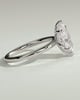 Eve - 6 Claw Marquise Solitaire - 18k White Gold