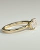 Evelyn  East West Emerald Solitaire - 18k Yellow Gold