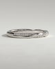 Faith - Two Third Twisted Band with Pave Wedding Ring - 18k White Gold
