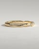 Faith - Two Third Twisted Band with Pave Wedding Ring - 18k Yellow Gold