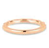 Felicity  Baguette Stone Wedding Ring - 18k Rose Gold