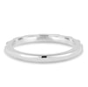 Felicity  Baguette Stone Wedding Ring - 18k White Gold
