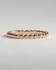 Fleur -  Beaded Band Wedding Ring - 18k Rose Gold