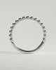 Fleur -  Beaded Band Wedding Ring - 18k White Gold