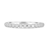 Fleur - Beaded Ring - 18k White Gold