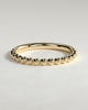 Fleur -  Beaded Band Wedding Ring - 18k Yellow Gold