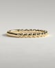Fleur -  Beaded Band Wedding Ring - 18k Yellow Gold