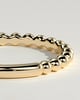 Fleur -  Beaded Band Wedding Ring - 18k Yellow Gold