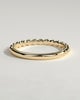 Fleur -  Beaded Band Wedding Ring - 18k Yellow Gold