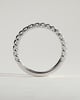 Florence -  Woven Band Wedding Ring - 18k White Gold