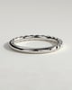 Florence -  Woven Band Wedding Ring - 18k White Gold