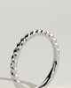 Florence -  Woven Band Wedding Ring - 18k White Gold