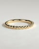 Florence -  Woven Band Wedding Ring - 18k Yellow Gold