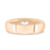 Franca - East West Marquise Smooth Dome Solitaire - 18k Rose Gold