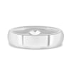 Franca - East West Marquise Smooth Dome Solitaire - 18k White Gold