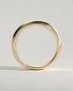Franca - Marquise Hammer Set Cigar Band Wedding Ring - 18k Yellow Gold