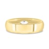 Franca - East West Marquise Smooth Dome Solitaire - 18k Yellow Gold
