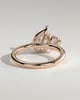 Francesca - Double Pear Toi et Moi - 18k Rose Gold