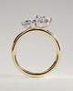 Francesca - Double Pear Toi et Moi - 18k Yellow Gold / 18k White Gold