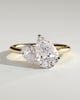 Francesca - Double Pear Toi et Moi - 18k Yellow Gold / 18k White Gold