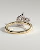 Francesca - Double Pear Toi et Moi - 18k Yellow Gold / 18k White Gold