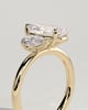 Francesca - Double Pear Toi et Moi - 18k Yellow Gold