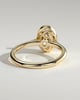 Gemma  Bezel Set Oval Solitaire - 18k Yellow Gold