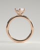 Genevieve  Marquise Solitaire - 18k Rose Gold