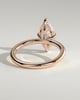 Genevieve  Marquise Solitaire - 18k Rose Gold