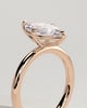 Genevieve  Marquise Solitaire - 18k Rose Gold