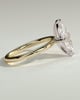 Genevieve  Marquise Solitaire - 18k Yellow Gold / 18k White Gold