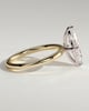Genevieve  Marquise Solitaire - 18k Yellow Gold / 18k White Gold