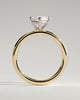 Genevieve  Marquise Solitaire - 18k Yellow Gold / 18k White Gold