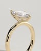 Genevieve  Marquise Solitaire - 18k Yellow Gold