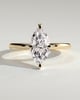 Genevieve  Marquise Solitaire - 18k Yellow Gold