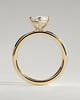 Genevieve  Marquise Solitaire - 18k Yellow Gold