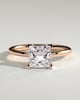 Glinda - Princess Claw Solitaire Engagement Ring - 18k Rose Gold