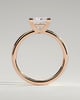 Glinda - Princess Claw Solitaire Engagement Ring - 18k Rose Gold