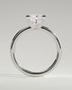 Glinda - 4 Claw Princess Solitaire - 18k White Gold