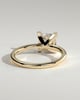 Glinda - Princess Claw Solitaire Engagement Ring - 18k Yellow Gold